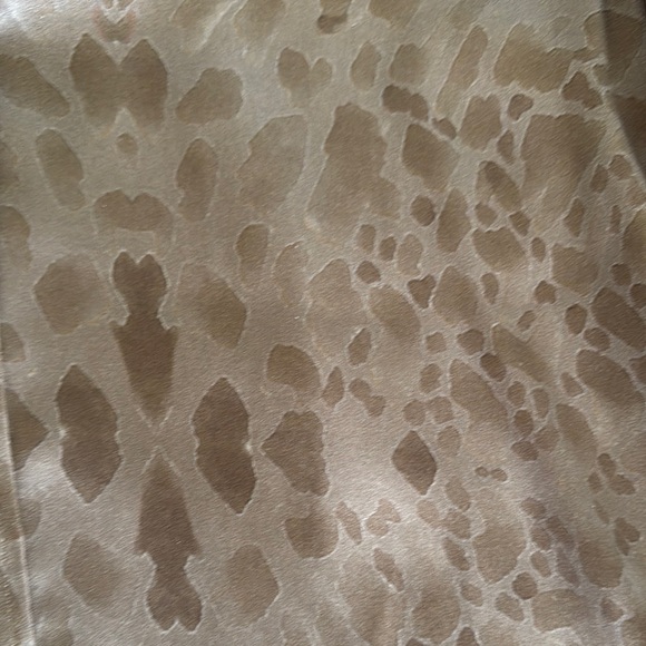 Leisureland Brown Animal Print Blouse - Picture 3 of 3